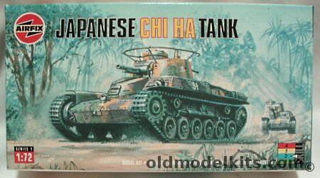 Airfix 1/76 Chi Ha Japanese Medium Tank, 01319 plastic model kit